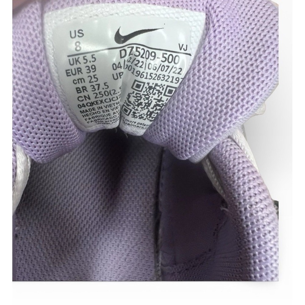 Nike Women Air Max Bliss University Shoes Lilac Purple Black Size 8 DZ5209-500‎ - Picture 10 of 10